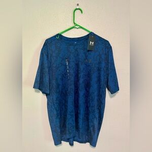 Under Armour Men’s Lg Tech Vent Blue Geode Short Sleeve Tshirt. NWT